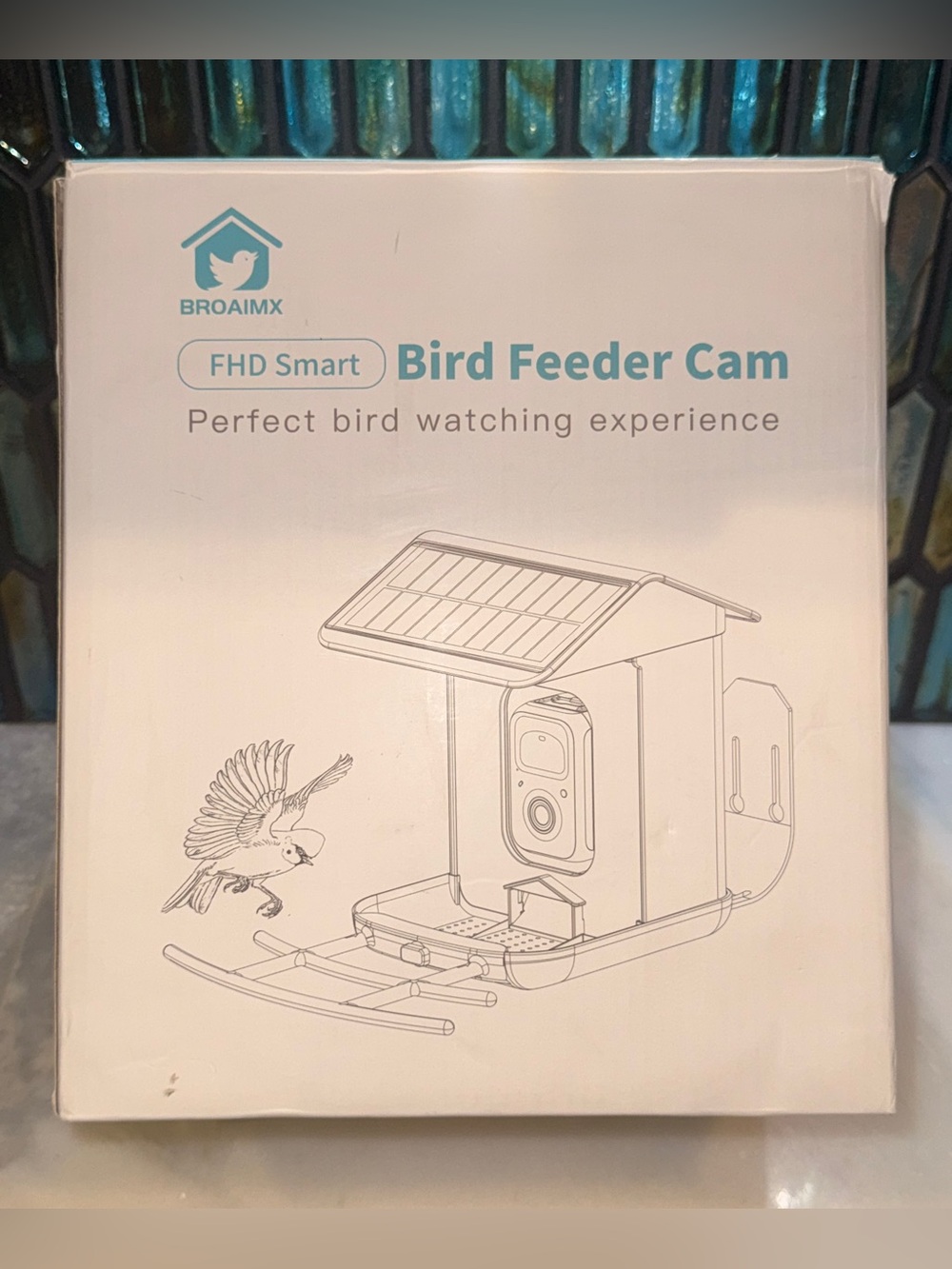 Solar Powered Bird Feeder Camera, Smart Bird Feeder with Bird Stand USB/Solar